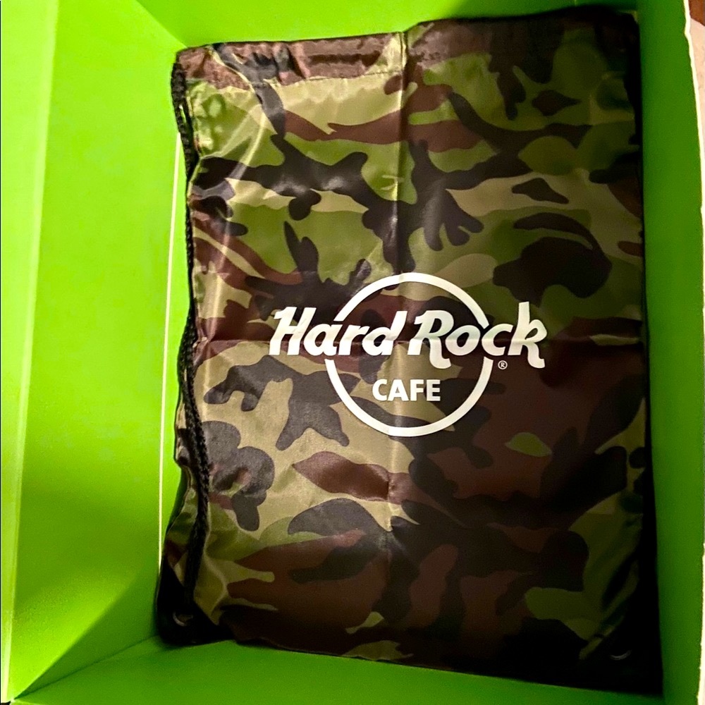 Hard Rock Cafe String Backpack NWOT